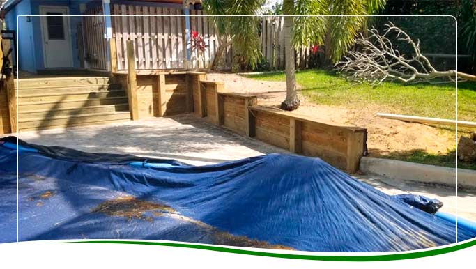 Retaining wall builders in Palm City